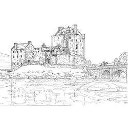 Coloring page: Castle (Buildings and Architecture) #62301 - Free Printable Coloring Pages