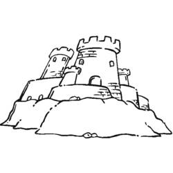 Coloring page: Castle (Buildings and Architecture) #62306 - Free Printable Coloring Pages