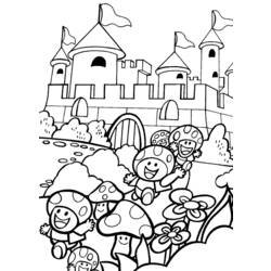 Coloring page: Castle (Buildings and Architecture) #62322 - Free Printable Coloring Pages