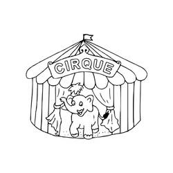 Coloring page: Circus (Buildings and Architecture) #190018 - Free Printable Coloring Pages