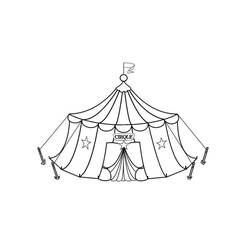 Coloring page: Circus (Buildings and Architecture) #190022 - Free Printable Coloring Pages
