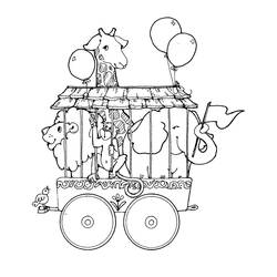 Coloring page: Circus (Buildings and Architecture) #190053 - Free Printable Coloring Pages
