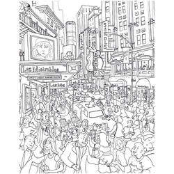 City (Buildings and Architecture) coloring page #200591 to print and color