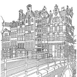 City (Buildings and Architecture) coloring page #200592 to print and color