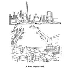 Coloring page: City (Buildings and Architecture) #64931 - Printable coloring pages