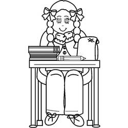 Coloring page: Classroom (Buildings and Architecture) #67948 - Printable coloring pages