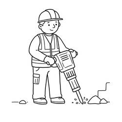 Coloring page: Construction site (Buildings and Architecture) #220872 - Free Printable Coloring Pages