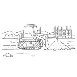 Coloring page: Construction site (Buildings and Architecture) #220876 - Free Printable Coloring Pages