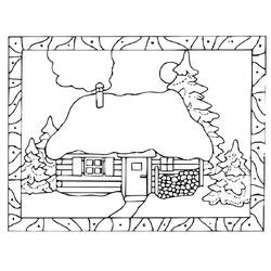 Cottage (Buildings and Architecture) coloring page #212655 to print and color