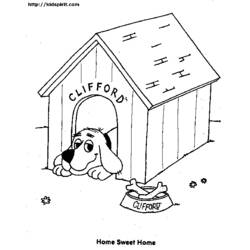 Coloring page: Dog kennel (Buildings and Architecture) #62337 - Printable coloring pages