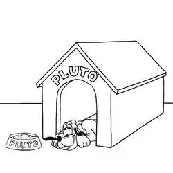 Coloring page: Dog kennel (Buildings and Architecture) #62339 - Printable coloring pages