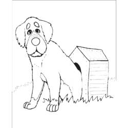 Coloring page: Dog kennel (Buildings and Architecture) #62358 - Free Printable Coloring Pages