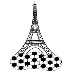 Eiffel Tower (Buildings and Architecture) coloring page #178845 to print and color
