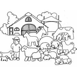 Farm (Buildings and Architecture) coloring page #183673 to print and color