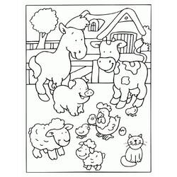 Farm (Buildings and Architecture) coloring page #183683 to print and color