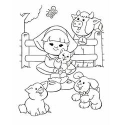 Farm (Buildings and Architecture) coloring page #183685 to print and color
