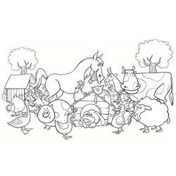 Farm (Buildings and Architecture) coloring page #183688 to print and color