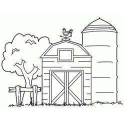 Farm (Buildings and Architecture) coloring page #183695 to print and color