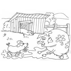 Farm (Buildings and Architecture) coloring page #183698 to print and color