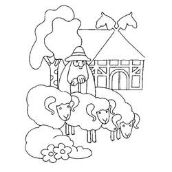 Farm (Buildings and Architecture) coloring page #183700 to print and color