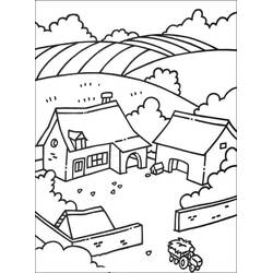 Farm (Buildings and Architecture) coloring page #183702 to print and color