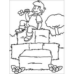Farm (Buildings and Architecture) coloring page #183704 to print and color