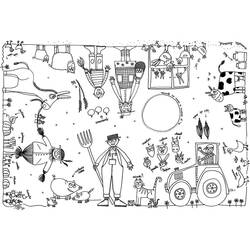 Farm (Buildings and Architecture) coloring page #183705 to print and color