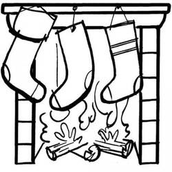 Fireplace (Buildings and Architecture) coloring page #217165 to print and color