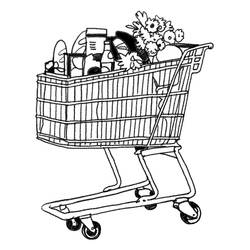 Grocery Store (Buildings and Architecture) coloring page #192103 to print and color