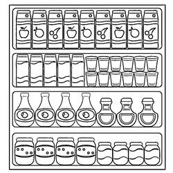 Grocery Store (Buildings and Architecture) coloring page #192113 to print and color