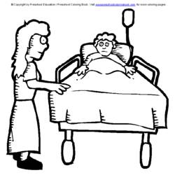Coloring page: Hospital (Buildings and Architecture) #61859 - Printable coloring pages