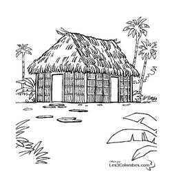 Coloring page: House (Buildings and Architecture) #64653 - Free Printable Coloring Pages