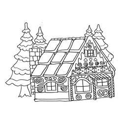 Coloring page: House (Buildings and Architecture) #64674 - Free Printable Coloring Pages