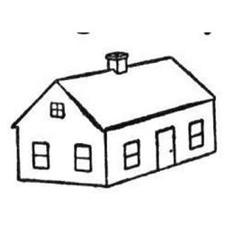 Coloring page: House (Buildings and Architecture) #64682 - Free Printable Coloring Pages