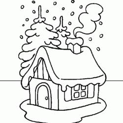 Coloring page: House (Buildings and Architecture) #64685 - Free Printable Coloring Pages