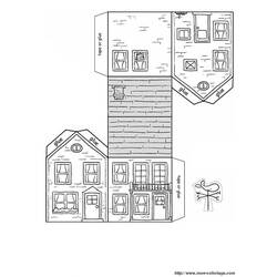 Coloring page: House (Buildings and Architecture) #64714 - Free Printable Coloring Pages