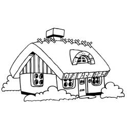 Coloring page: House (Buildings and Architecture) #64784 - Free Printable Coloring Pages