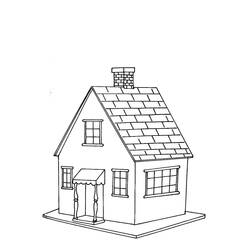 Coloring page: House (Buildings and Architecture) #64792 - Free Printable Coloring Pages