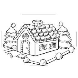 Coloring page: House (Buildings and Architecture) #64800 - Free Printable Coloring Pages