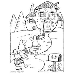 Coloring page: House (Buildings and Architecture) #64824 - Free Printable Coloring Pages