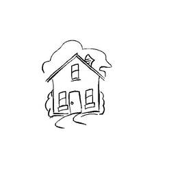 Coloring page: House (Buildings and Architecture) #66449 - Free Printable Coloring Pages