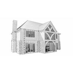 Coloring page: House (Buildings and Architecture) #66519 - Free Printable Coloring Pages