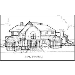 Coloring page: House (Buildings and Architecture) #66536 - Free Printable Coloring Pages