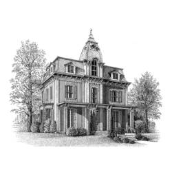 Coloring page: House (Buildings and Architecture) #66567 - Free Printable Coloring Pages