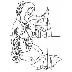 Igloo (Buildings and Architecture) coloring page #179795 to print and color