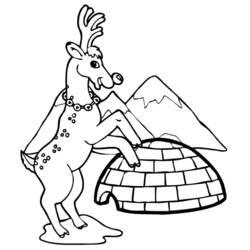 Coloring page: Igloo (Buildings and Architecture) #61661 - Free Printable Coloring Pages