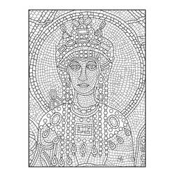 Coloring page: Mosaic (Buildings and Architecture) #203637 - Free Printable Coloring Pages