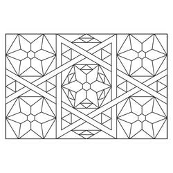 Coloring pages: Mosaic - Free Printable Coloring Pages