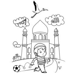 Coloring page: Mosque (Buildings and Architecture) #64511 - Printable coloring pages