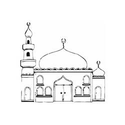 Coloring page: Mosque (Buildings and Architecture) #64519 - Printable coloring pages